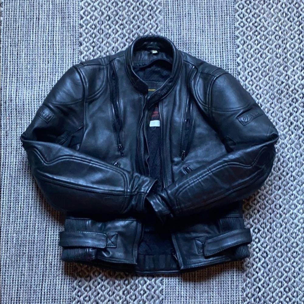 Belstaff Full Grain Leather Cafe Racer Moro Jacket